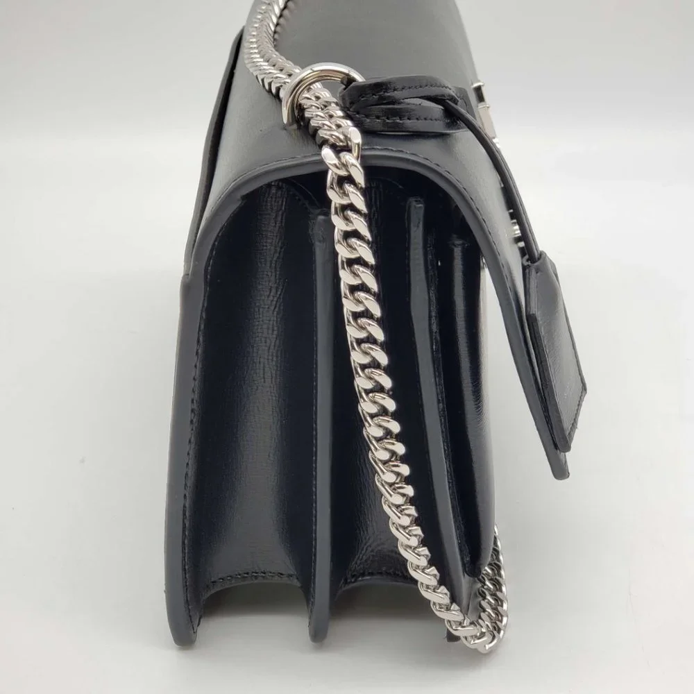 100% Authentic YSL Yves Saint Laurent Sunset Medium Leather Shoulder Bag - Picture 5 of 16